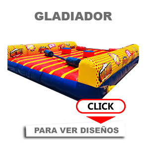inflable gladiadores
